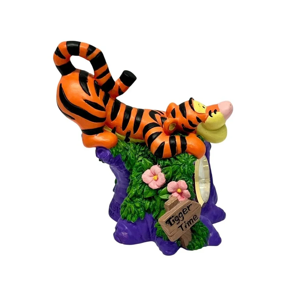Tigger Time Winnie-the-Pooh Miniature Clock Figurine Needs Battery Fast Shipping
